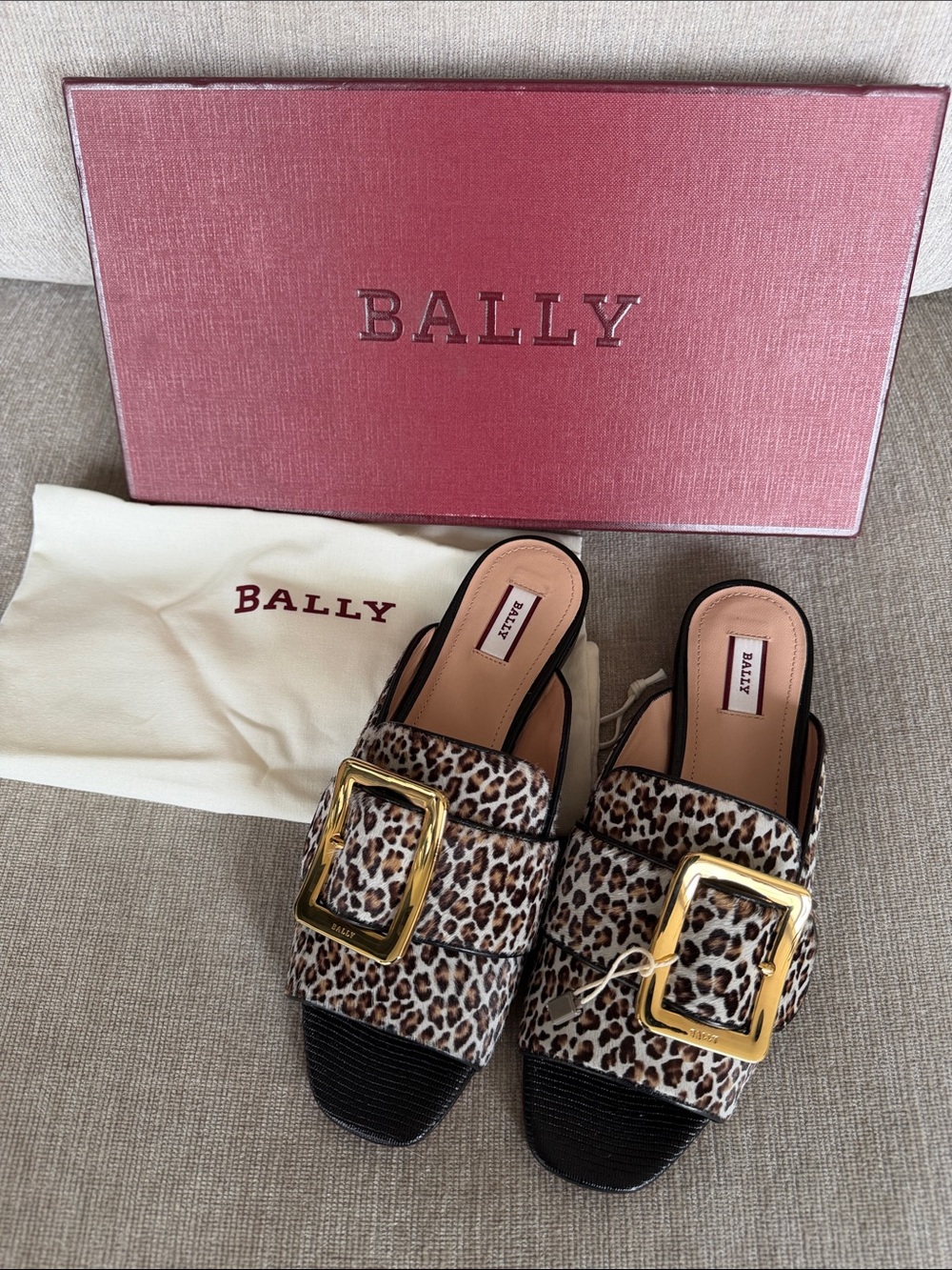 Bally Janaya Leopard Flats